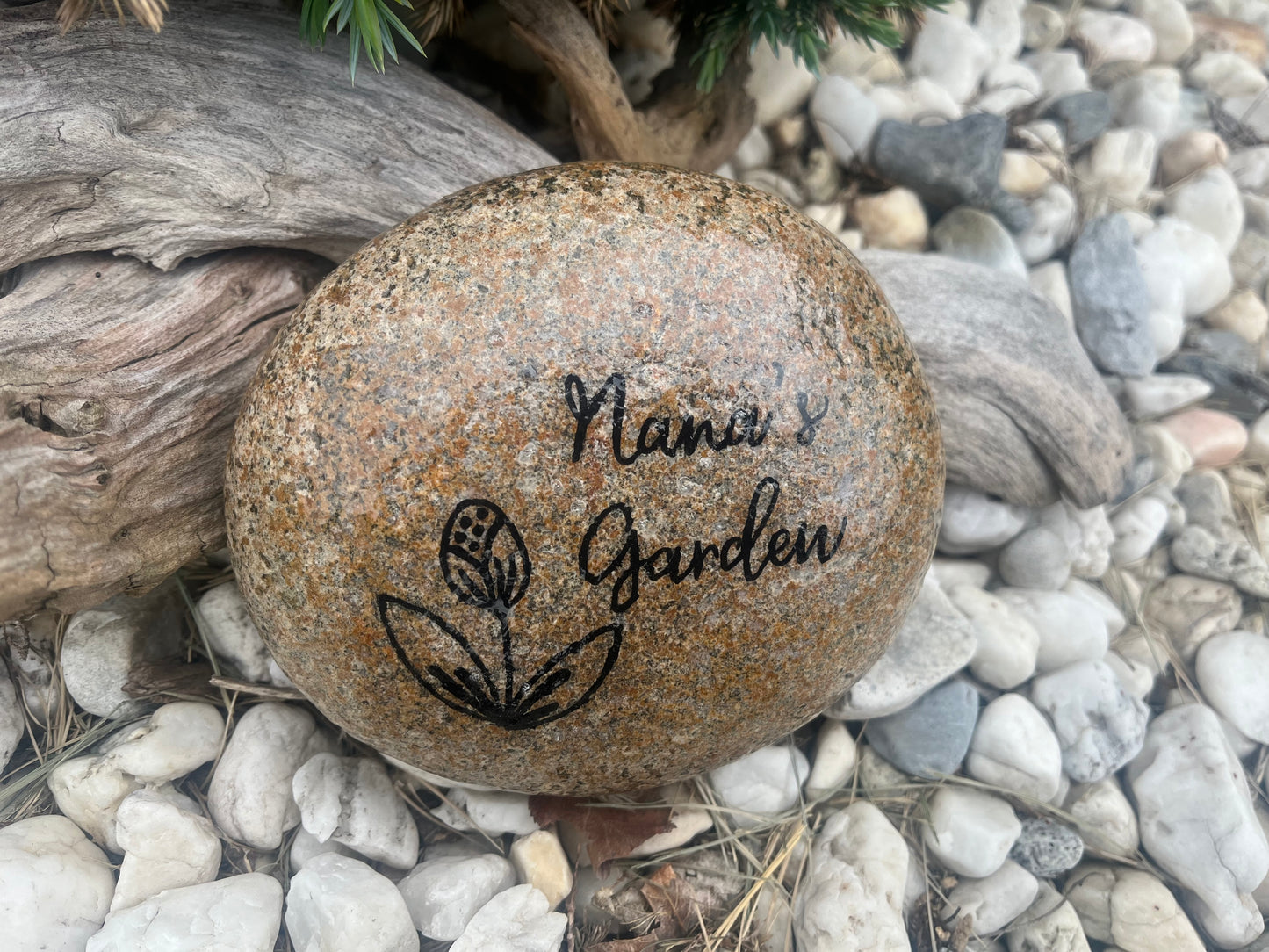Medium Decorative Garden Stone - Nana’s Garden