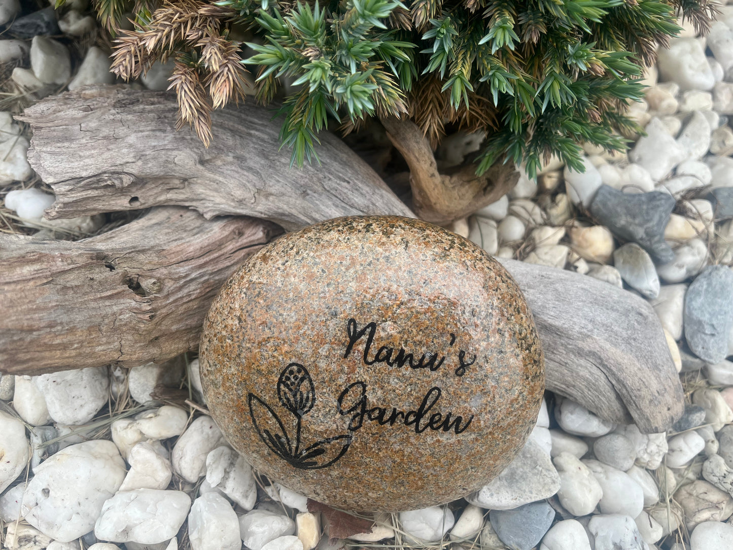 Medium Decorative Garden Stone - Nana’s Garden