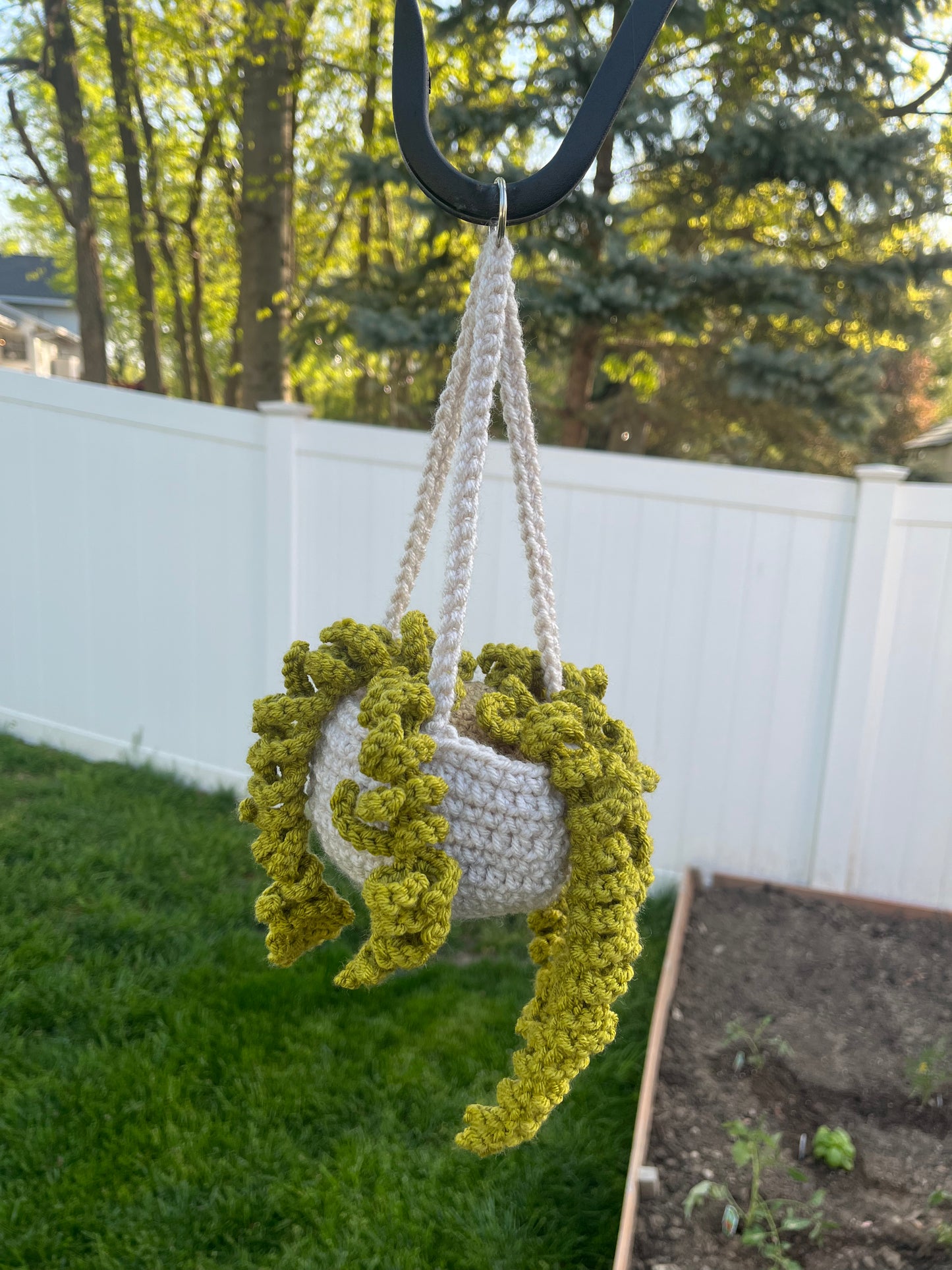 Crochet Hanging Fern