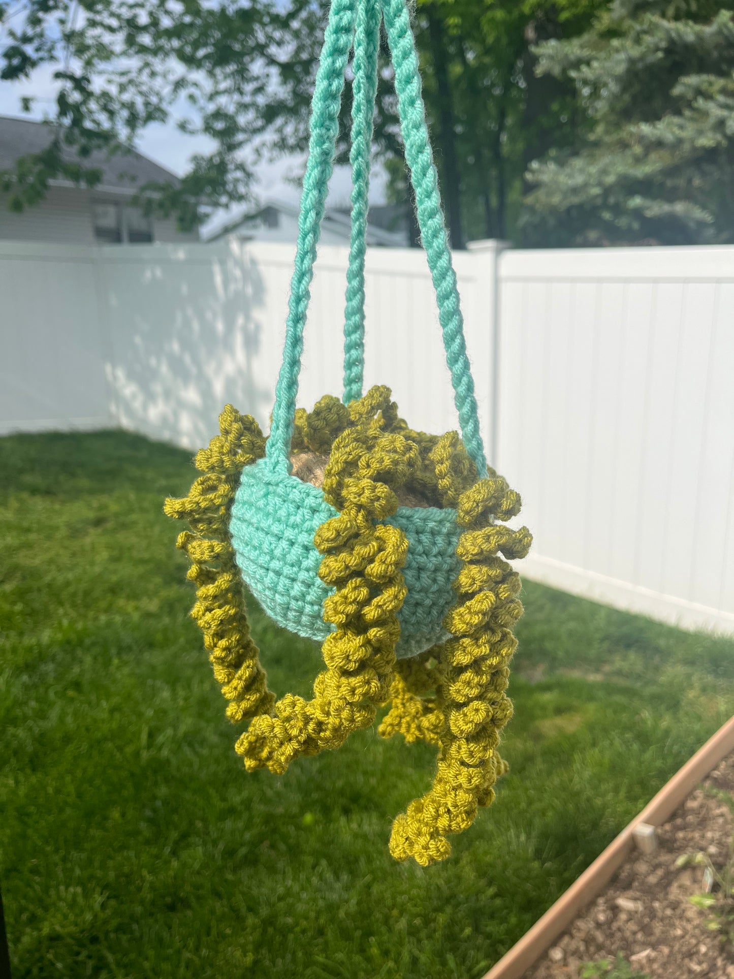 Crochet Hanging Fern