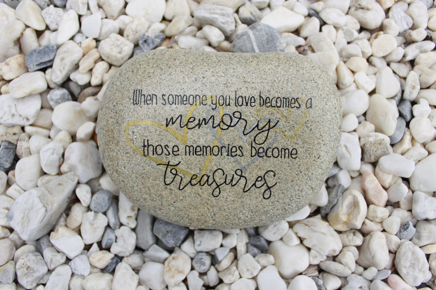 Large Memorial Garden Stone - Treasured Memories