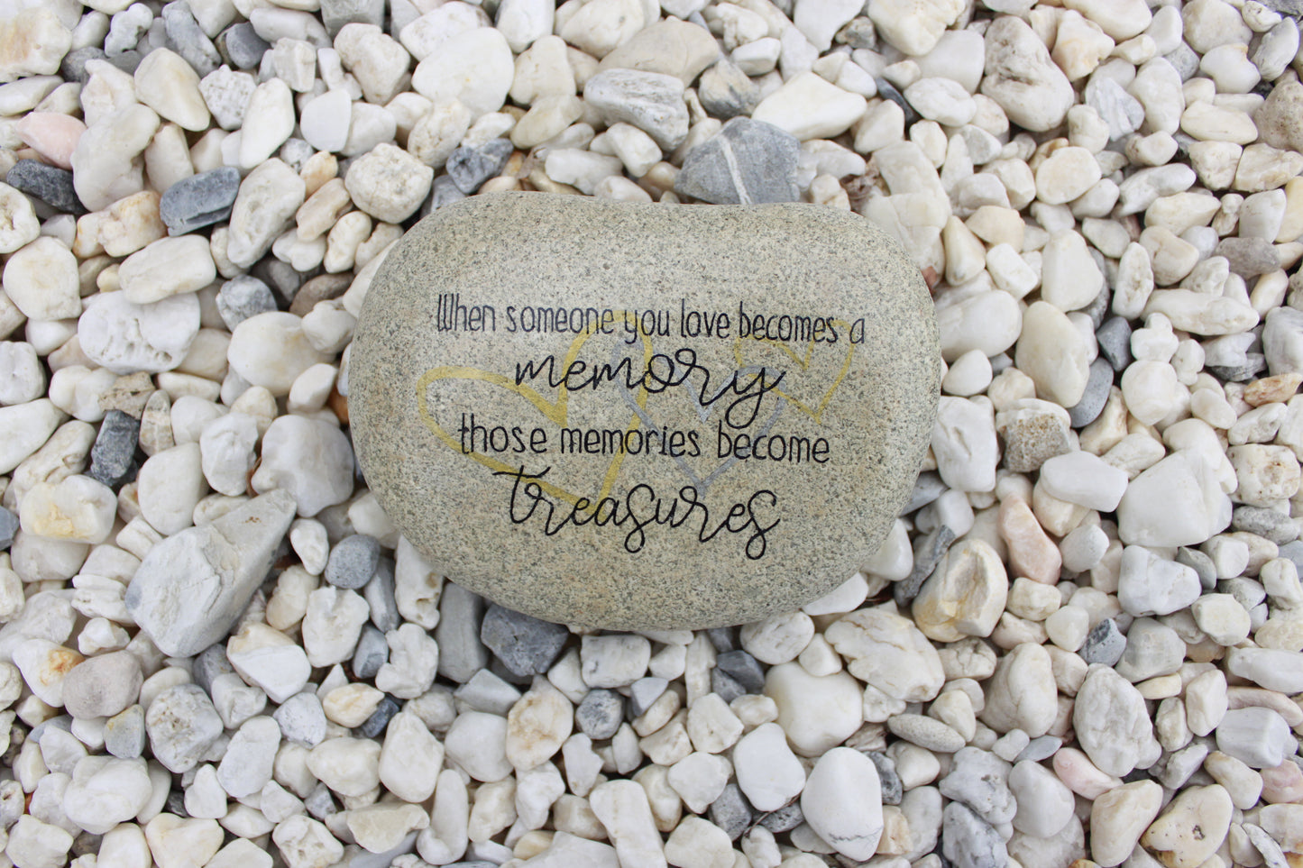 Large Memorial Garden Stone - Treasured Memories