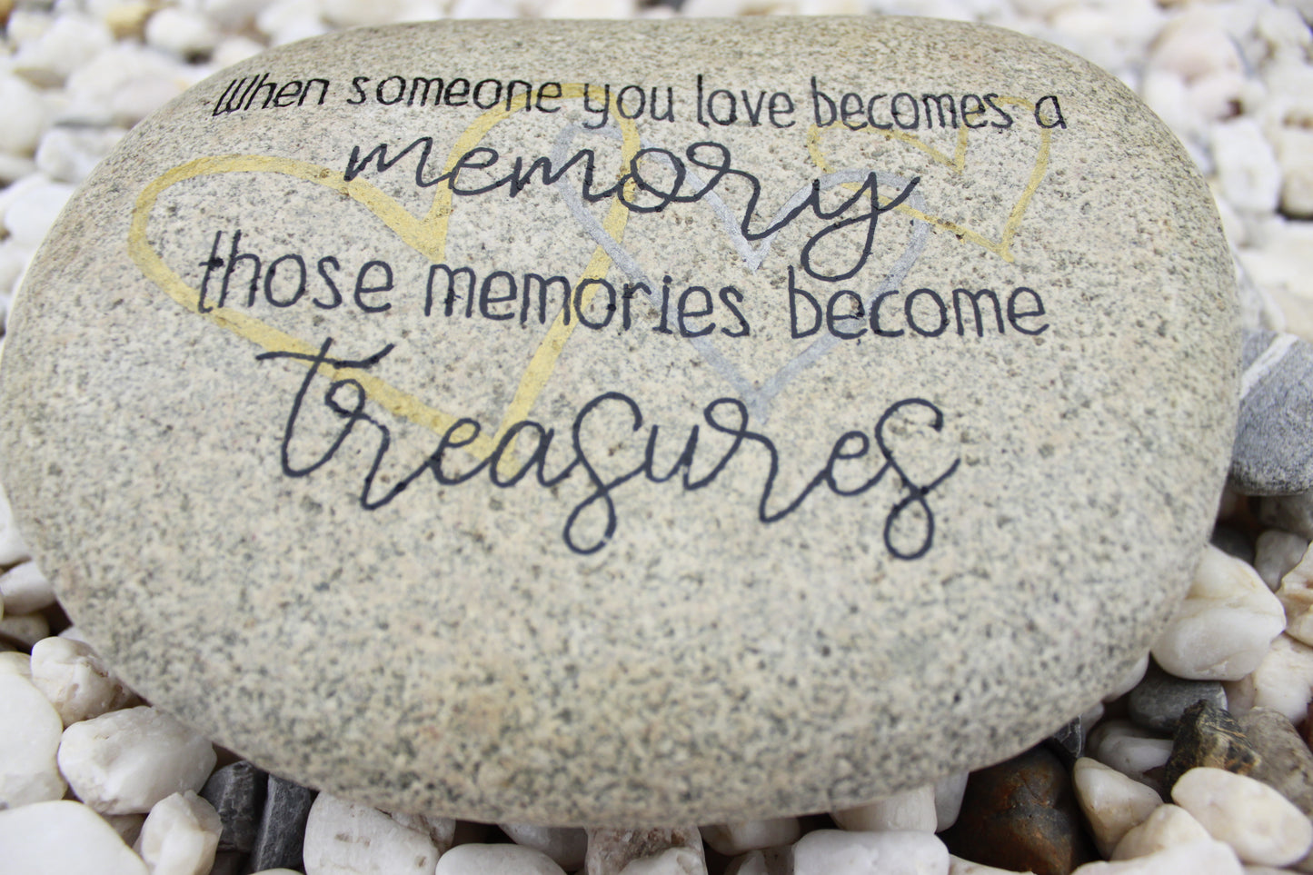 Large Memorial Garden Stone - Treasured Memories