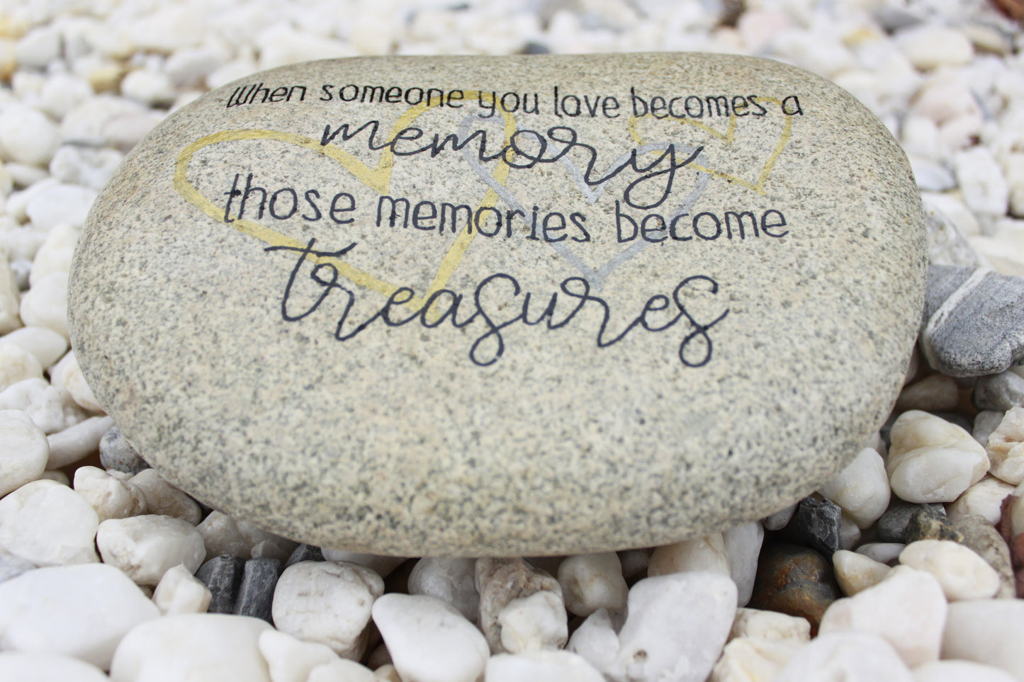 Large Memorial Garden Stone - Treasured Memories