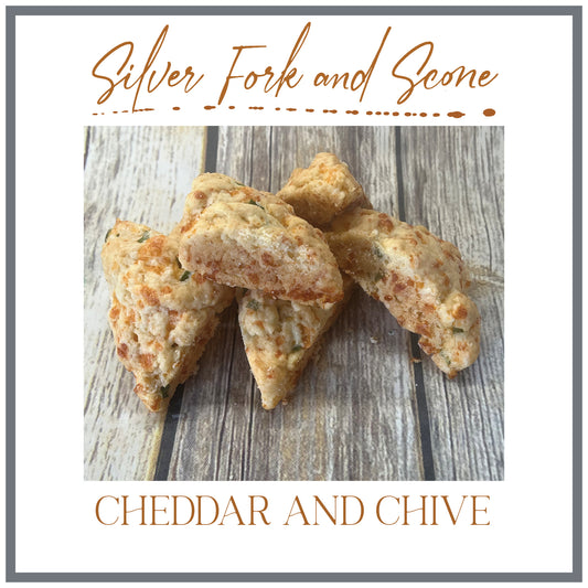 Cheddar and Chive Scone