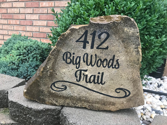Large Boulders - Address/Family Name