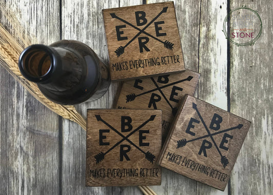 Wood Coaster Sets