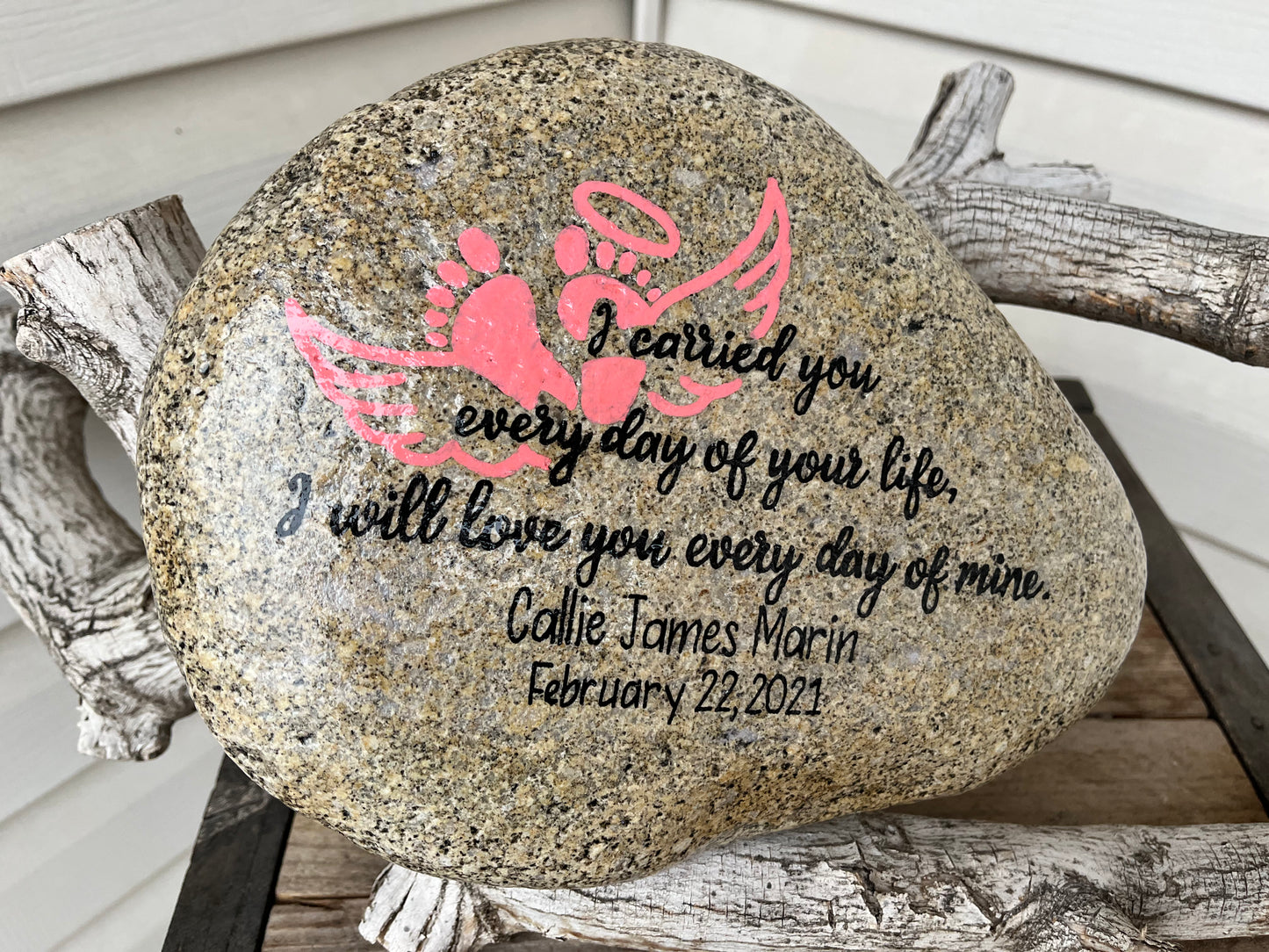 Personalized Large Memorial Stone - Infant Loss Every Day