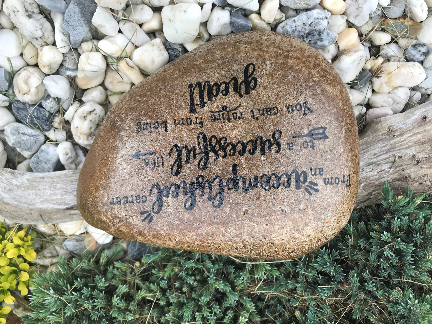 Large Decorative Garden Stone - Retire Great