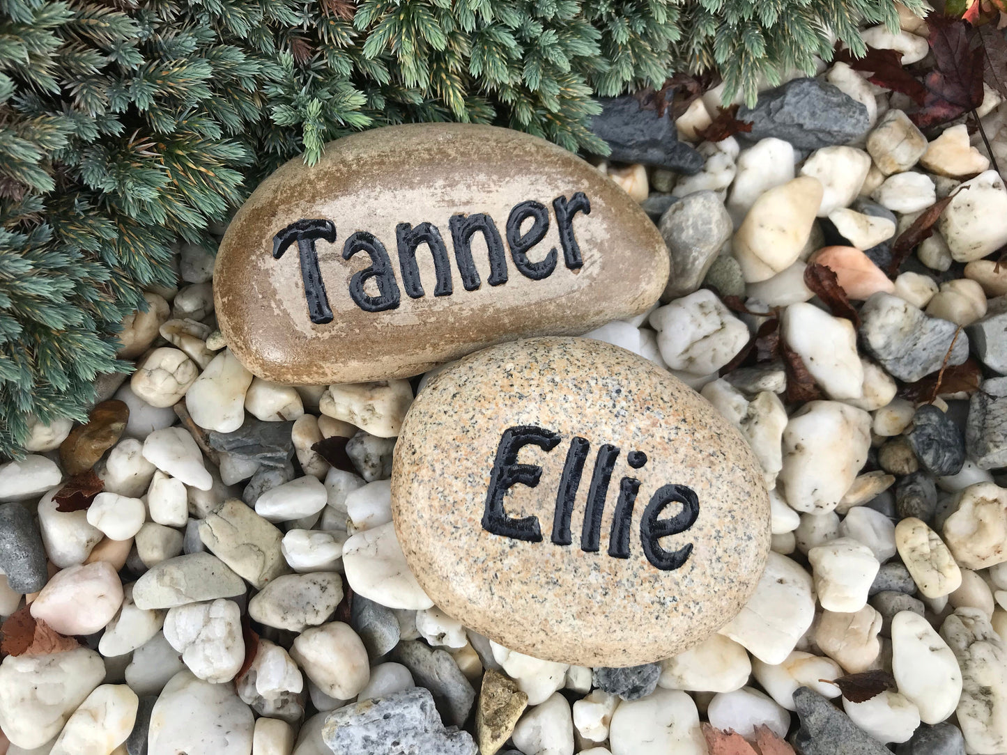 Medium Engraved Stone Name Stone