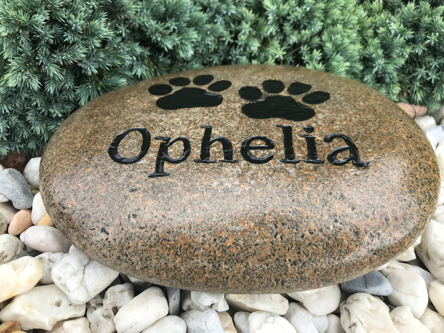 Personalized Large Engraved Pet Name Stone