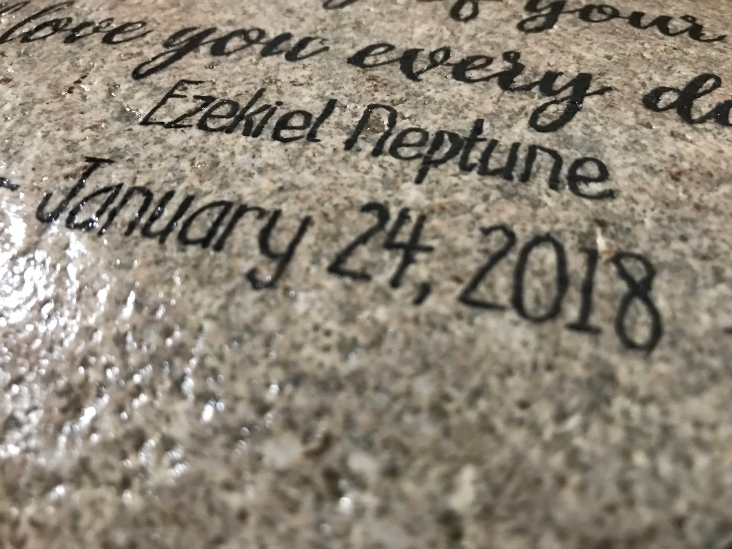 Personalized Large Memorial Stone - Infant Loss Every Day