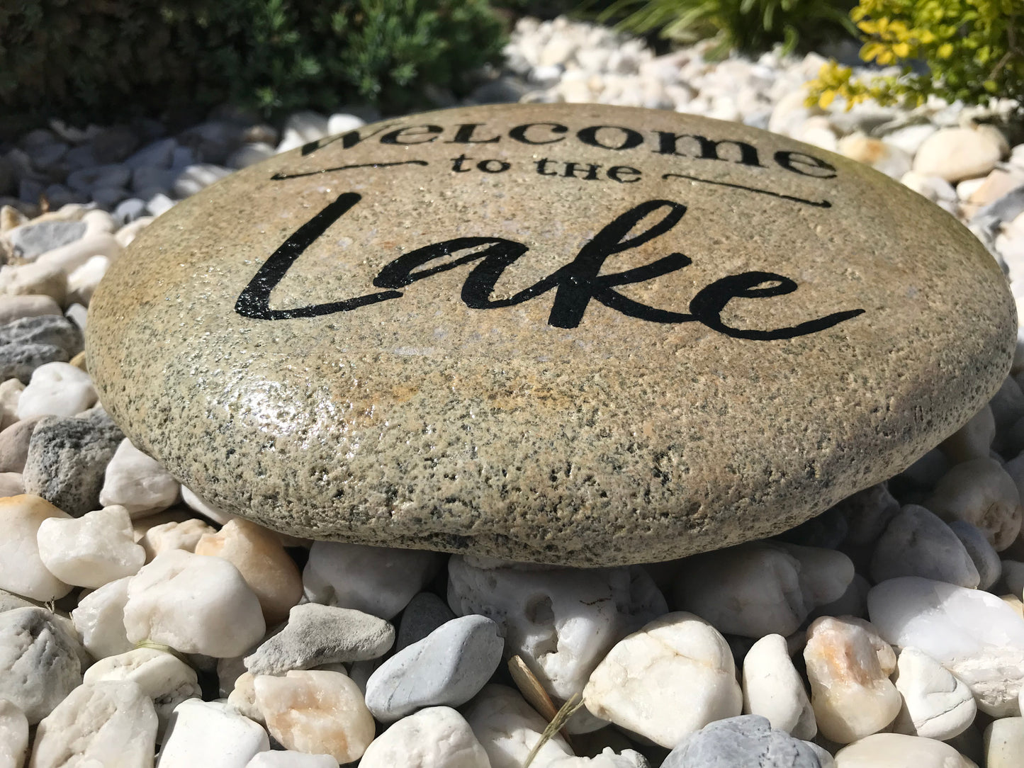 Large Decorative Garden Stone - Lake Welcome