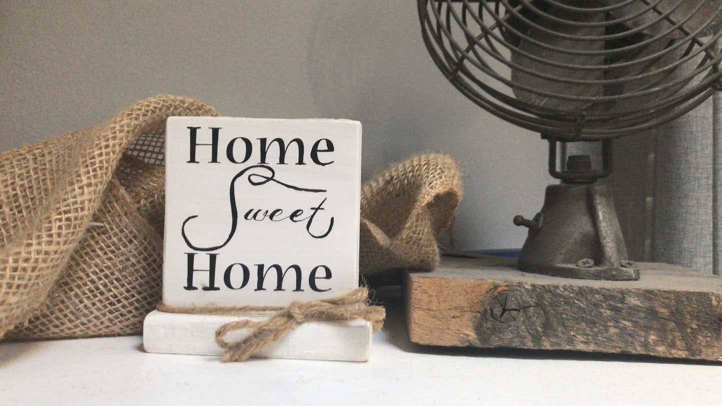 Freestanding Home Sweet Home Decor