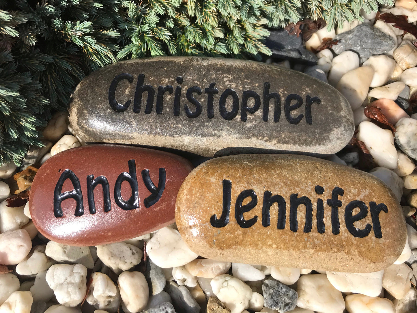 Medium Engraved Stone Name Stone