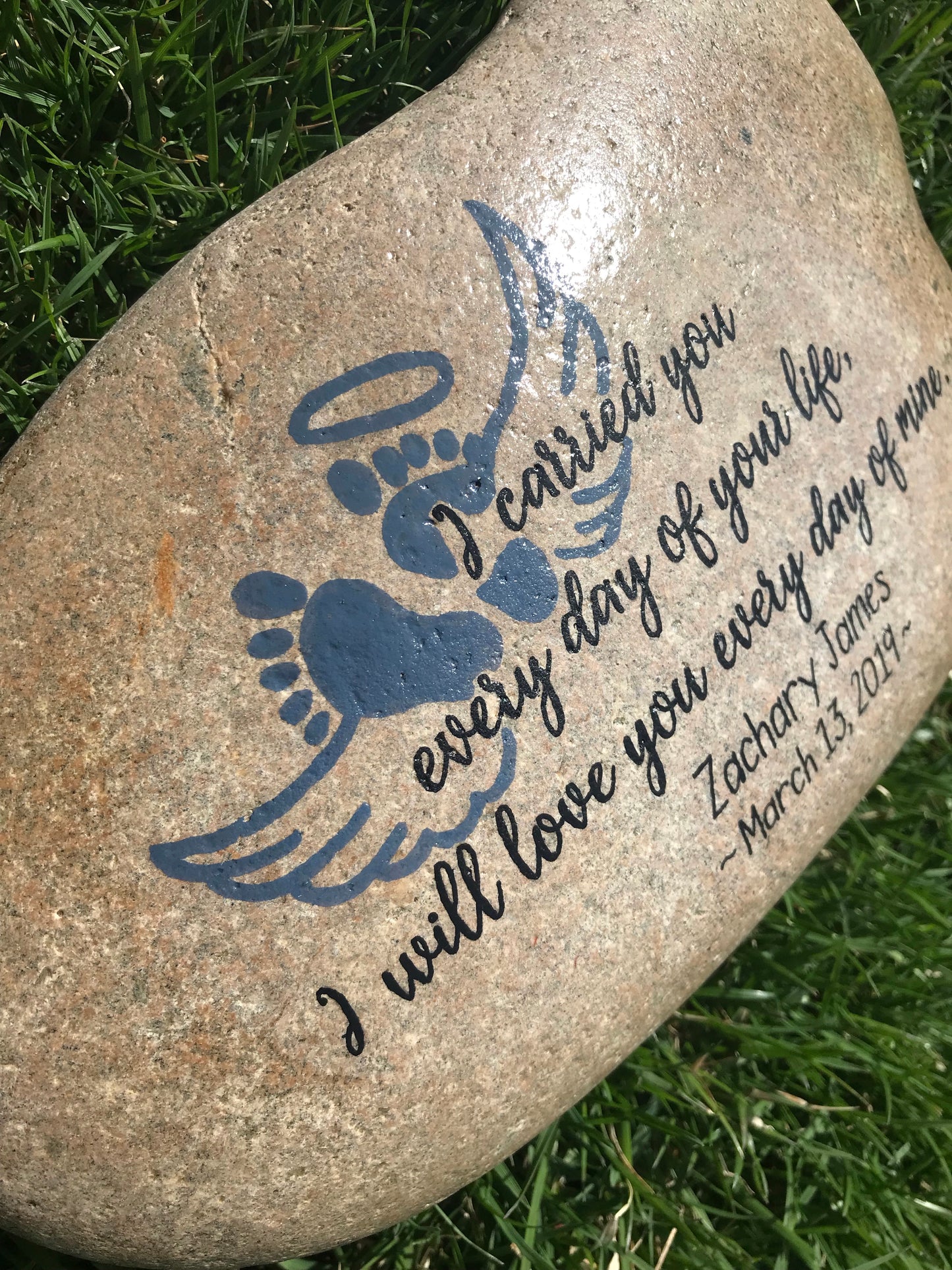 Personalized Large Memorial Stone - Infant Loss Every Day