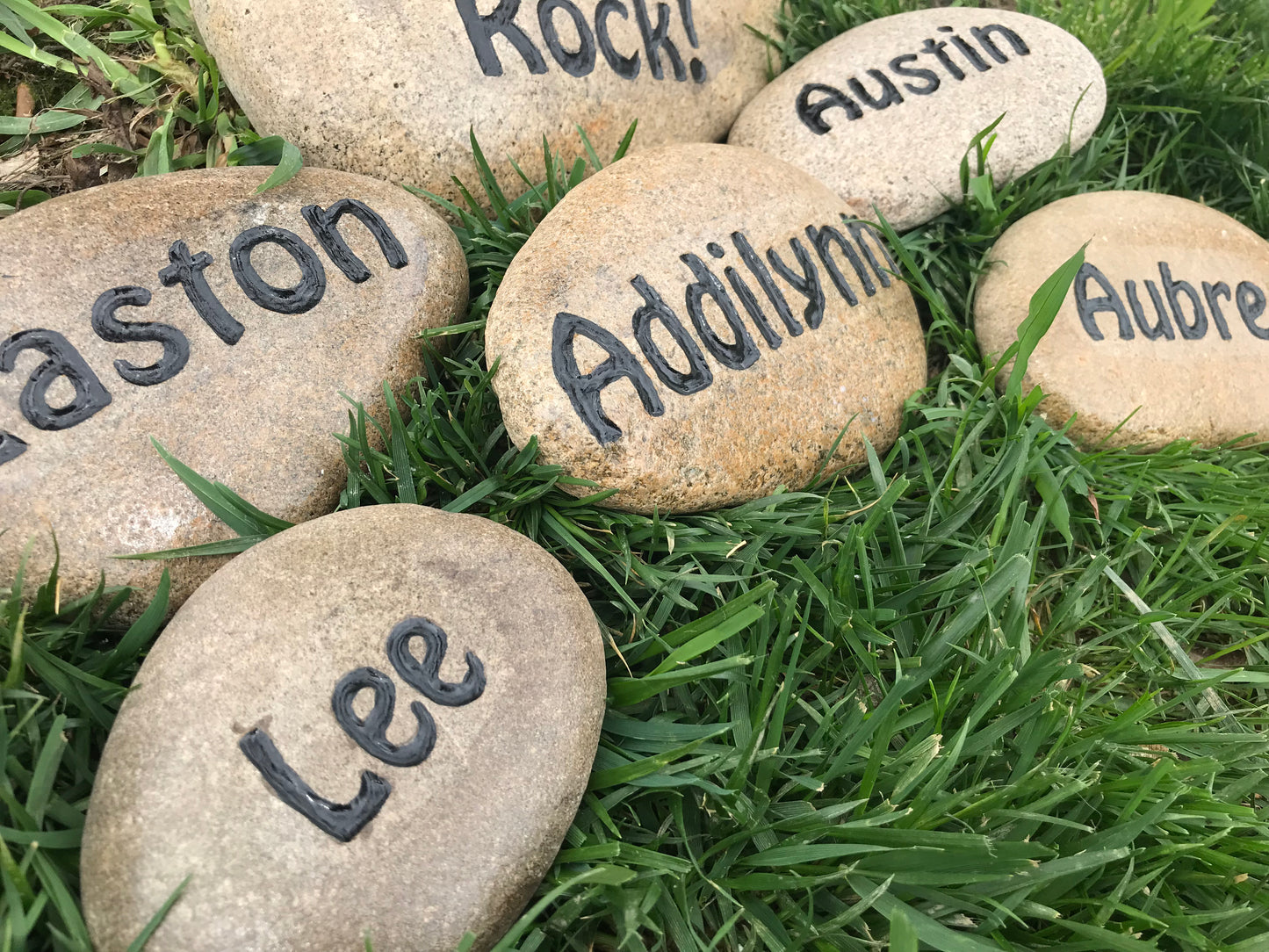 Medium Engraved Stone Name Stone