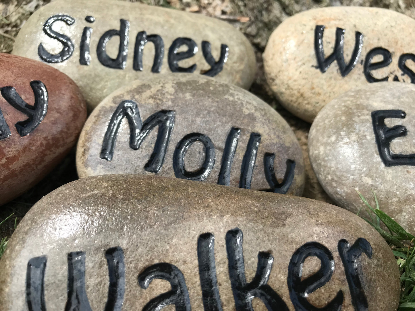 Medium Engraved Stone Name Stone
