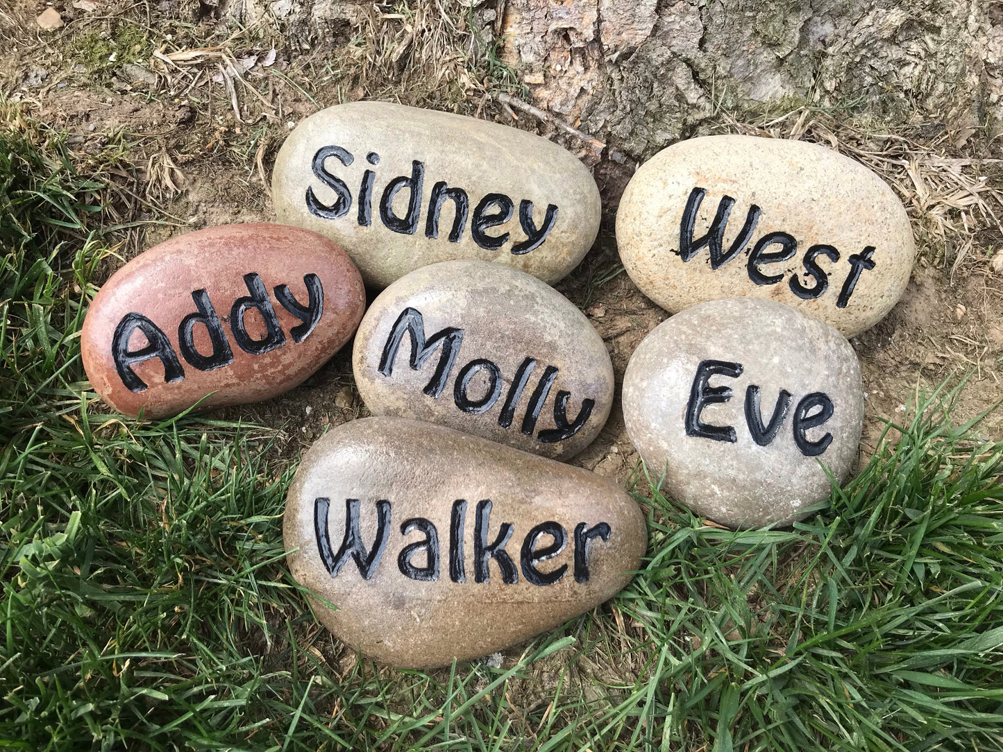 Medium Engraved Stone Name Stone