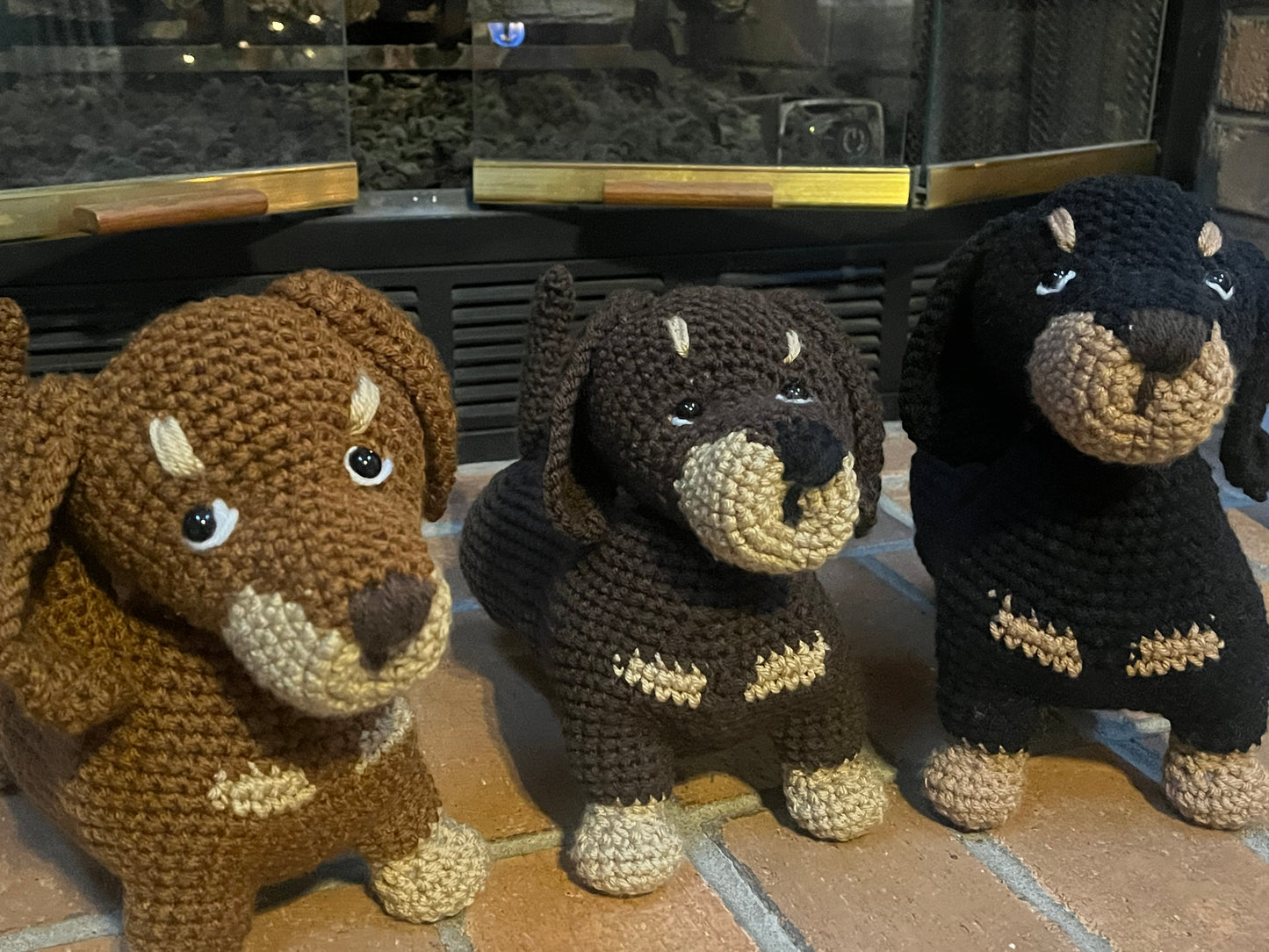 Crochet Dog (Dachshund Replica)
