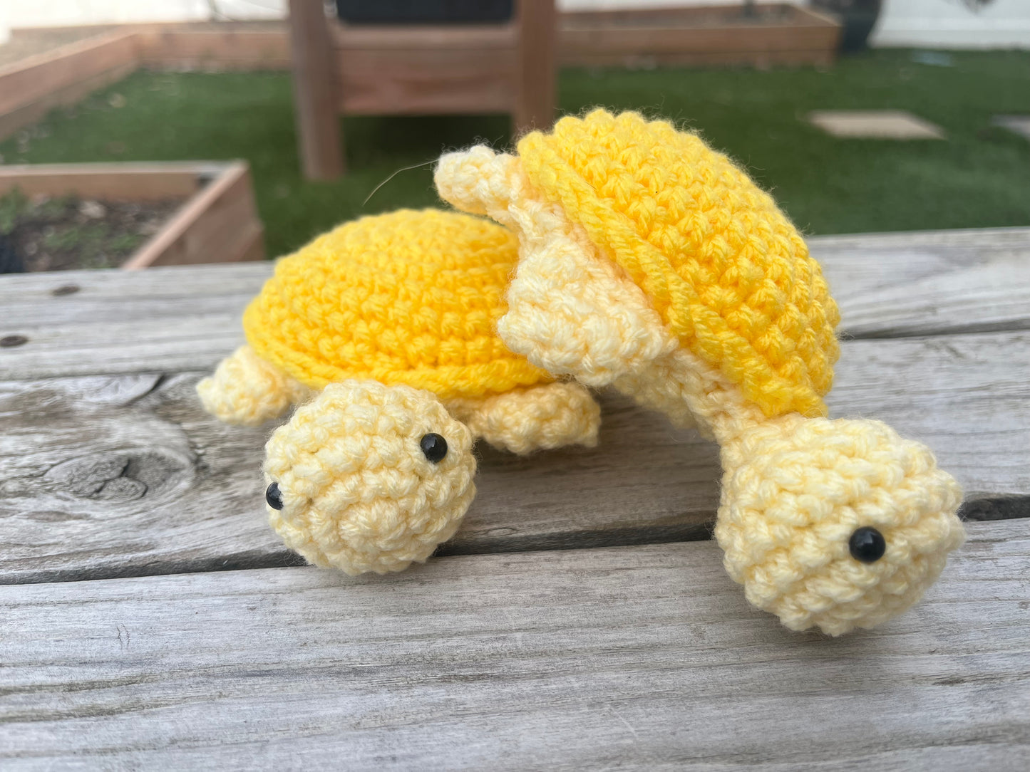 Crochet Two Toned Turtle