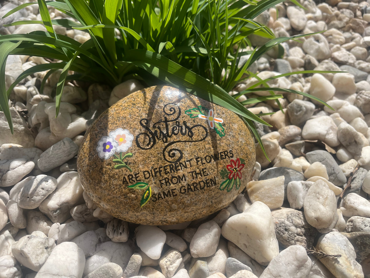 Medium Decorative Garden Stone - Sisters Garden