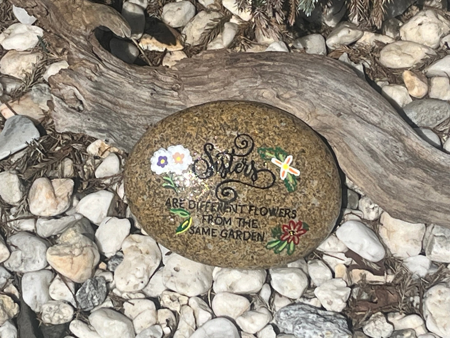 Medium Decorative Garden Stone - Sisters Garden