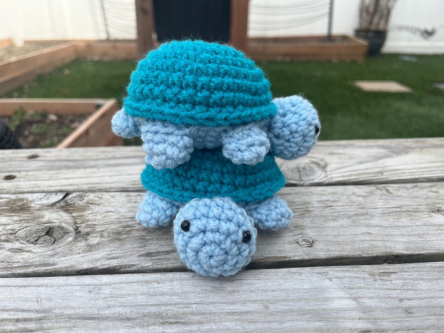 Crochet Two Toned Turtle