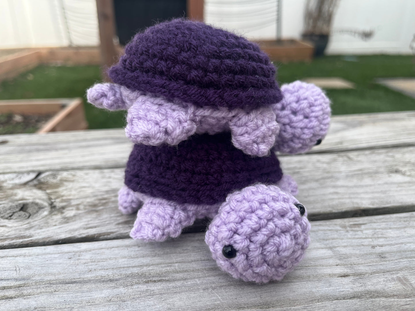Crochet Two Toned Turtle