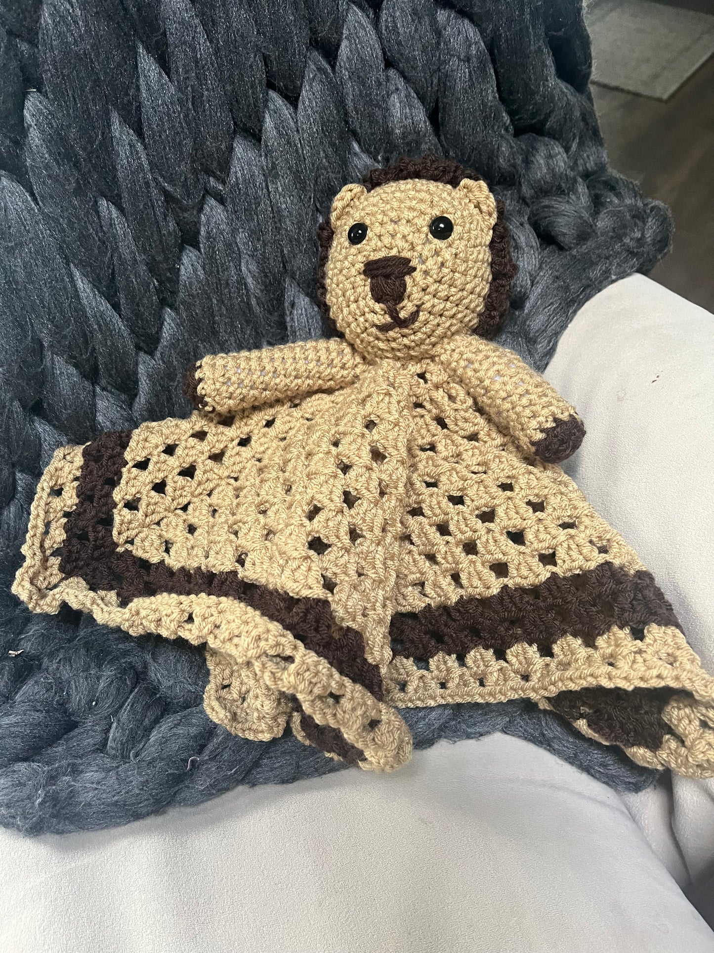 Crochet Lion Lovie