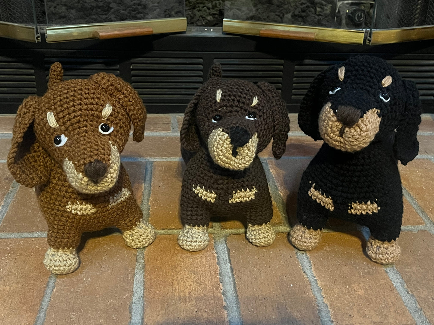 Crochet Dog (Dachshund Replica)