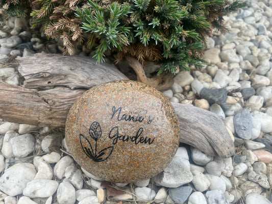 Medium Decorative Garden Stone - Nana’s Garden