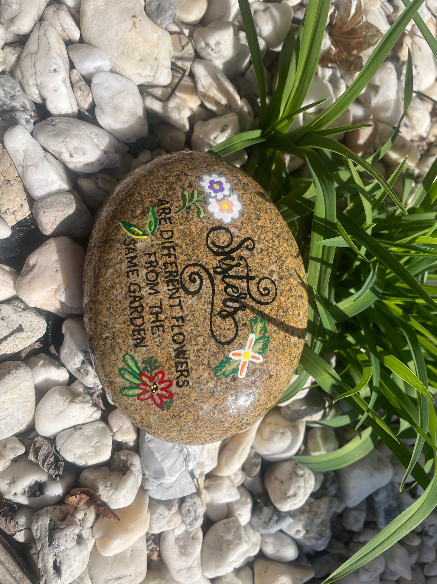 Medium Decorative Garden Stone - Sisters Garden