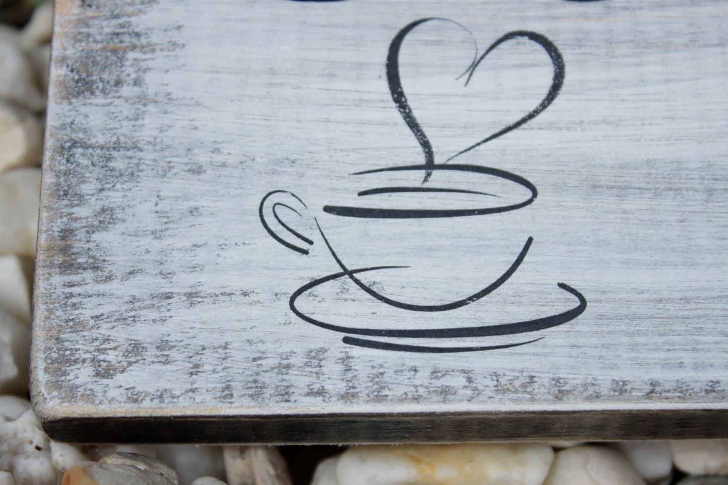 Home Decor. Distressed Finish. Coffee Love Wood Sign.  Gift for Coffee Lover.  Rustic Coffee Bar Decor.