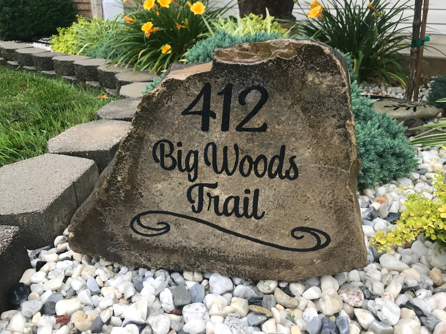 Large Boulders - Address/Family Name