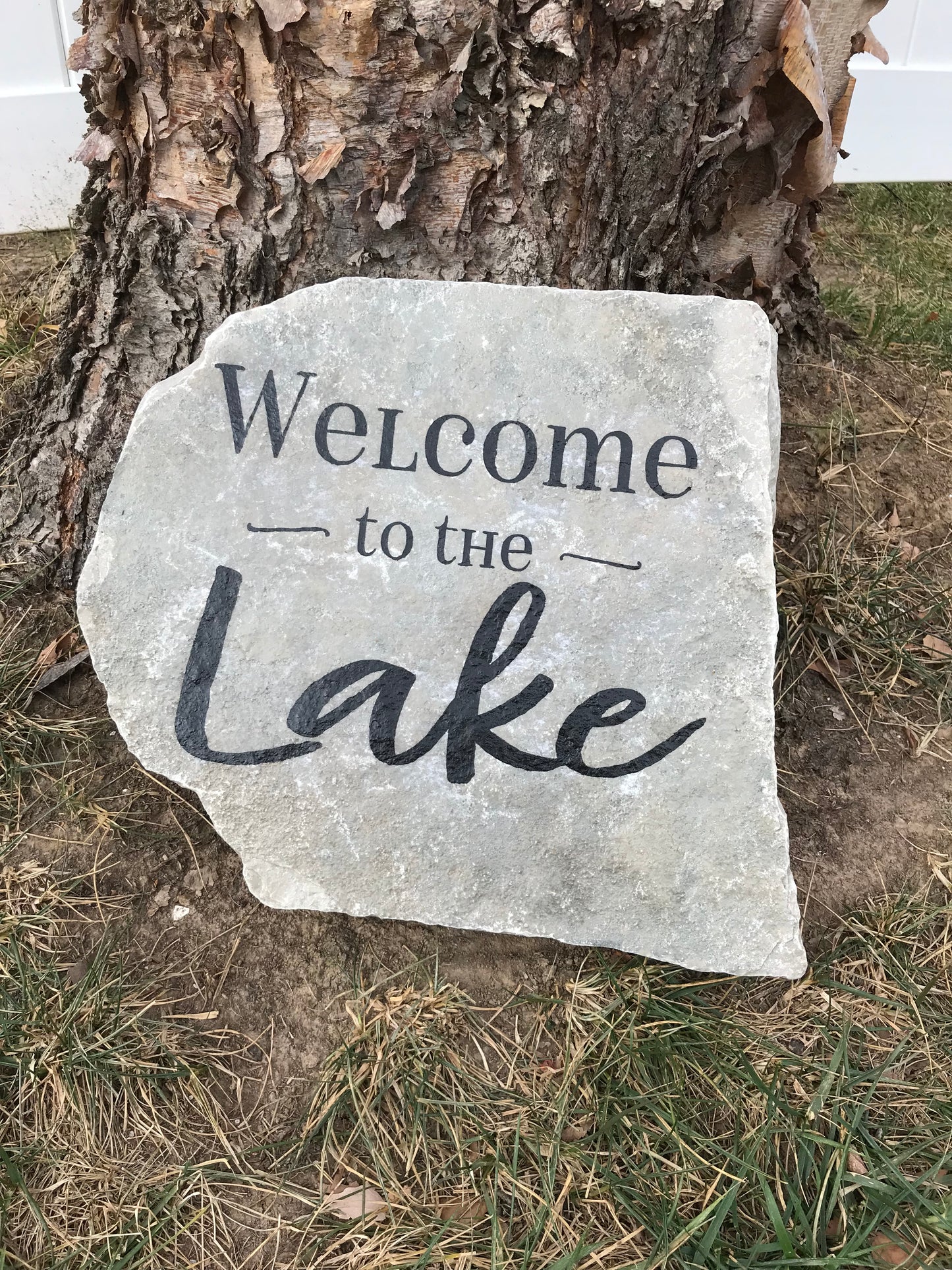 Large Boulder - Welcome to the Lake