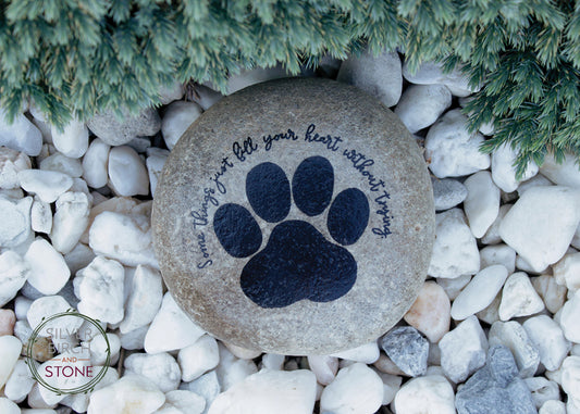 Medium Pet Memorial Stone - Fill Your Heart