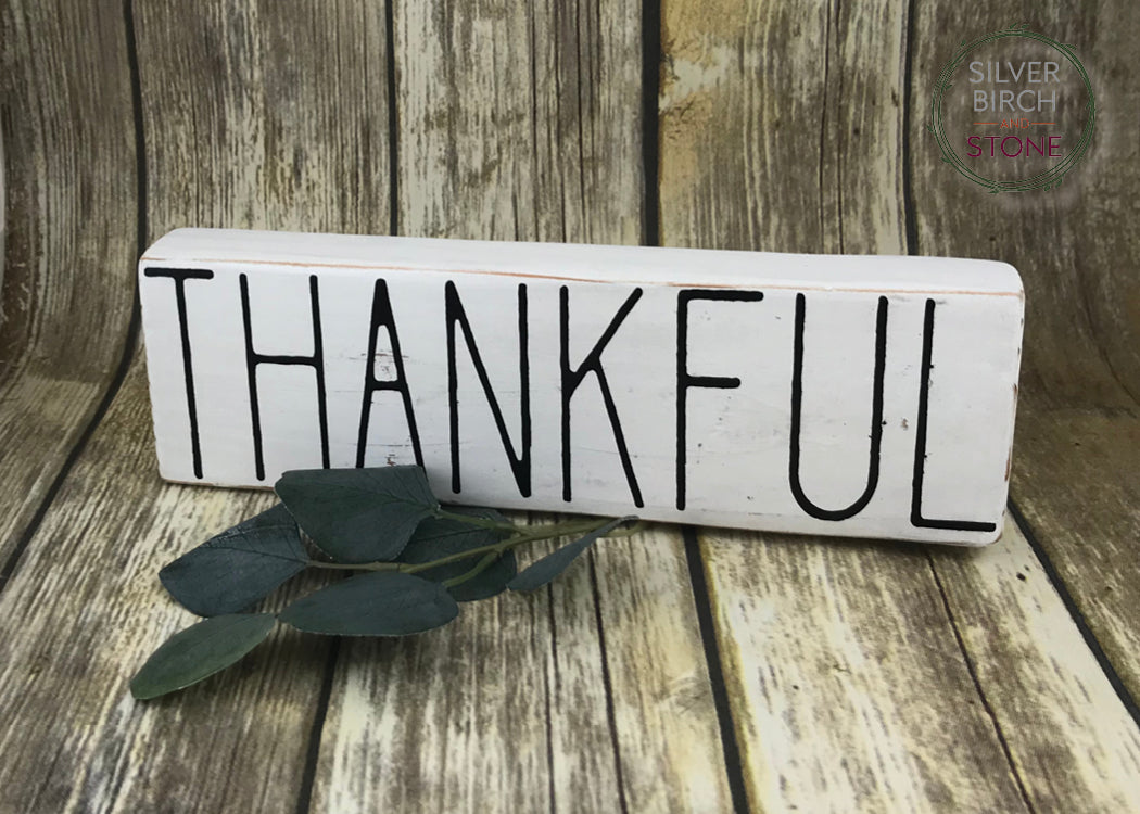 Rustic Wood Word Blocks