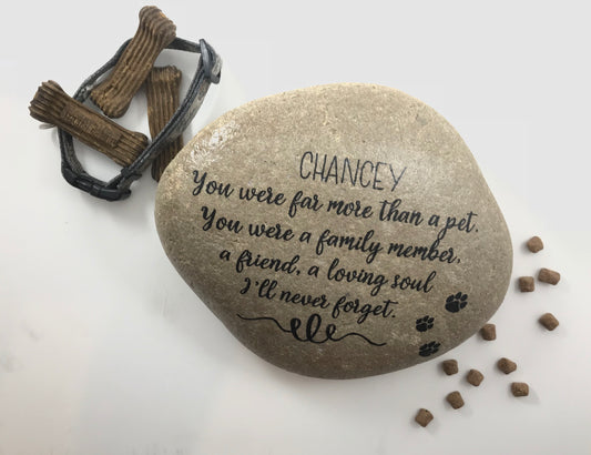 Personalized Large Pet Memorial Stone - More Than a Pet